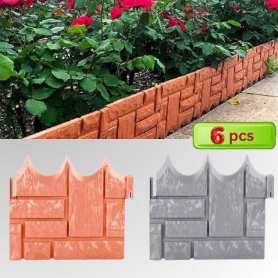 Cercas de jardim com padrão de tijolos | TERRABARIC