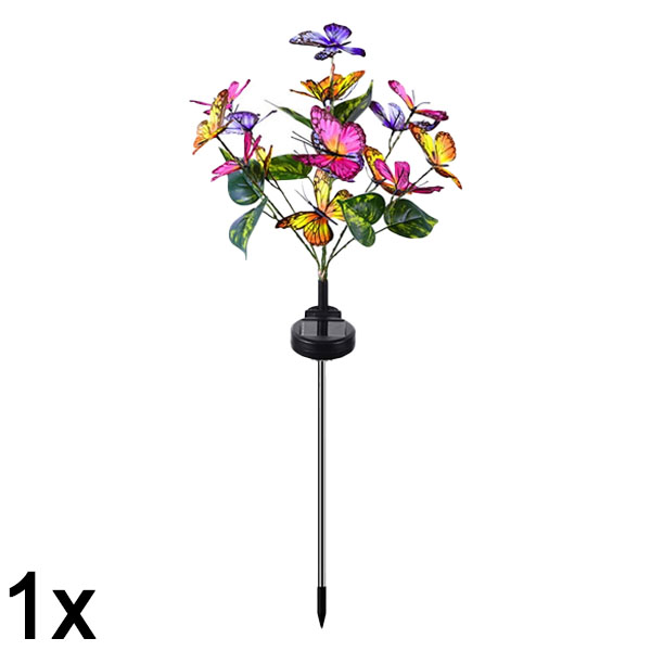 1x Luzes Solares Exteriores com Borboletas | FLUTIX