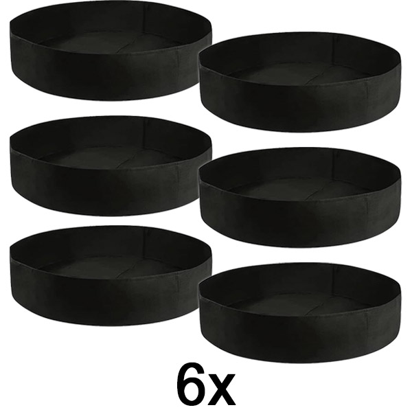 6x Canteiro elevado em tecido – 90 x 30 cm, feltro respirável | PLANTIE