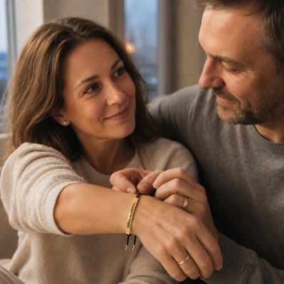 Pulseira da fé - Deus está no controlo, aço inoxidável | FAITHLET
